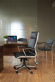 Florence Black Leather Faced Home Office Chair | Home Office Furniture | Ergonomic Home Office Furniture