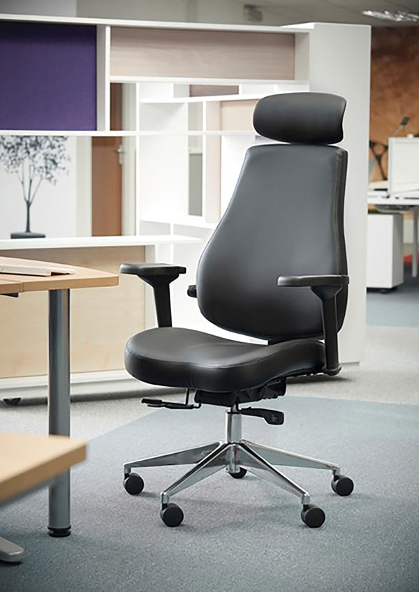 Franklin High Back Faux Leather Home Office Chair | Home Office Furniture | Ergonomic Home Office Furniture