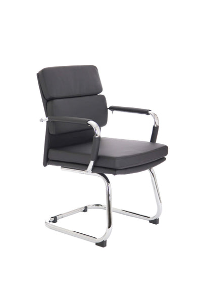 Advocate Medium Back Bonded Leather Executive Office Chair with Arms