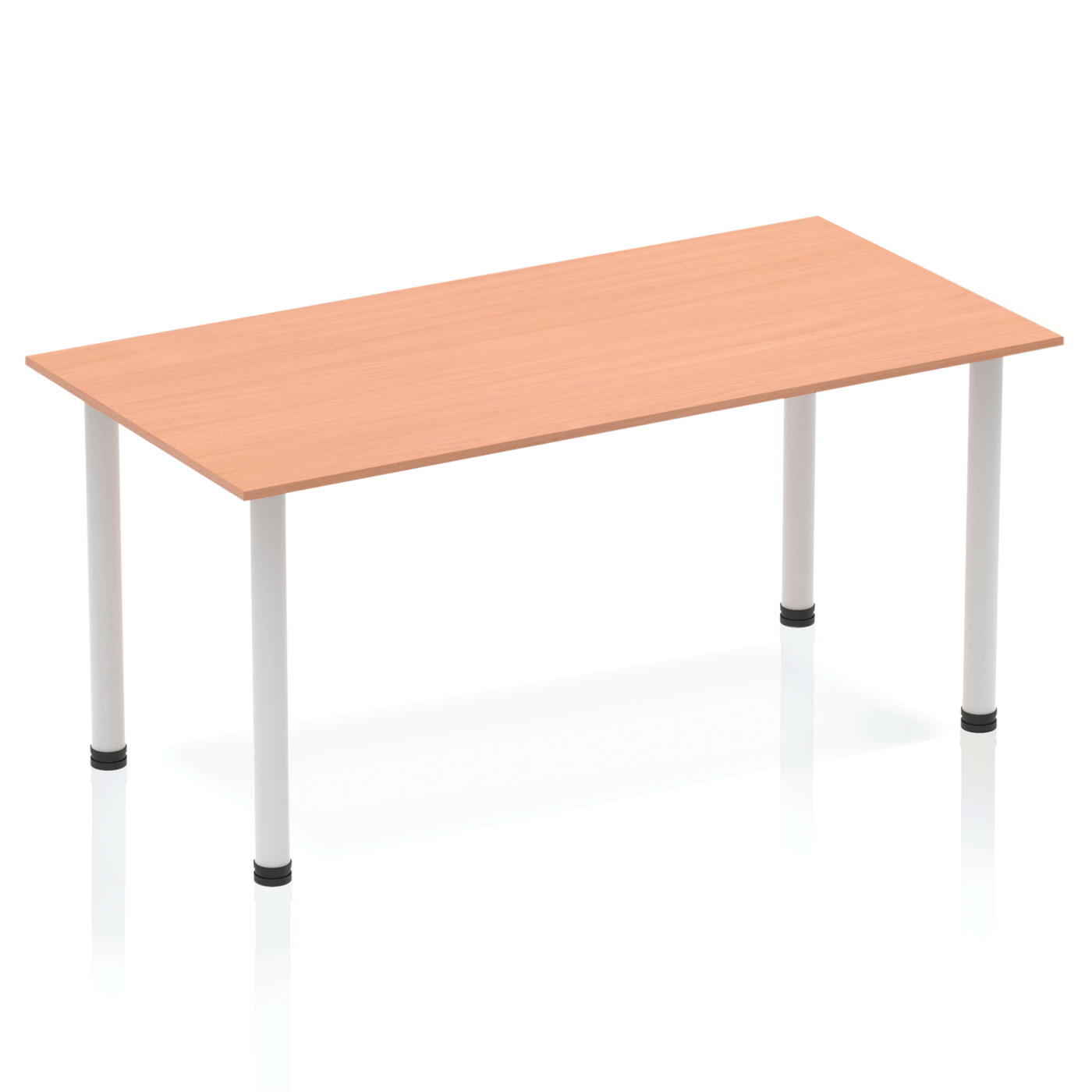 Impulse 1400mm Straight Desk with Post Leg | Home Office Furniture | Work Desk | Homework Desk | Work from home | Wooden Desk | Wooden Desk with post legs 