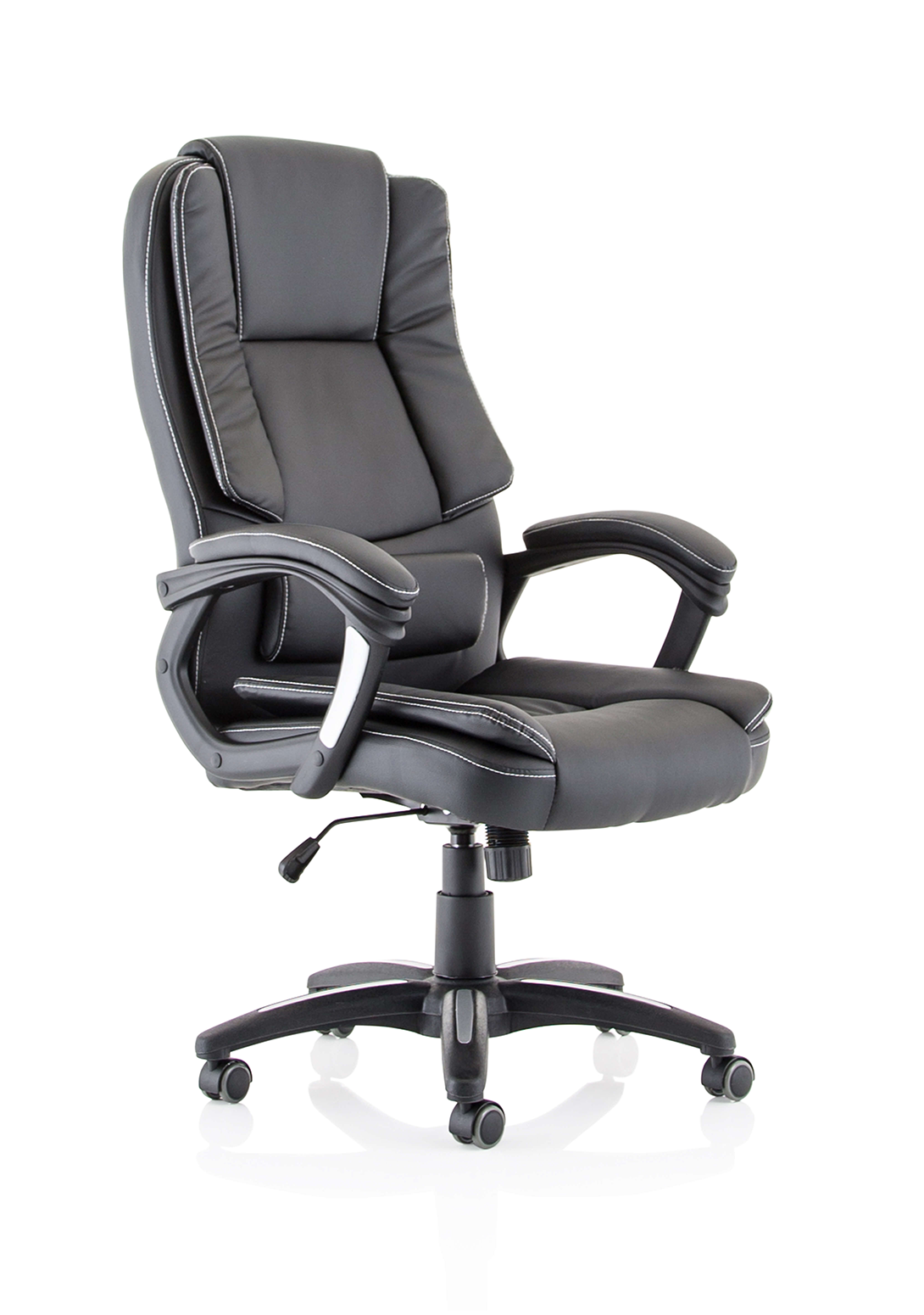 Dakota Exec Home Office Chair | Executive Chair | Home Office Furniture | Swivel Chair | Soft Padded Chair | Black Home Office Chair