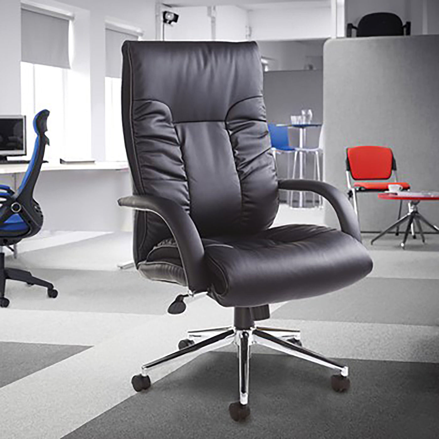 Derby Faux Leather Home Office Chair | Ergonomic Office Chair | Home Office Furniture