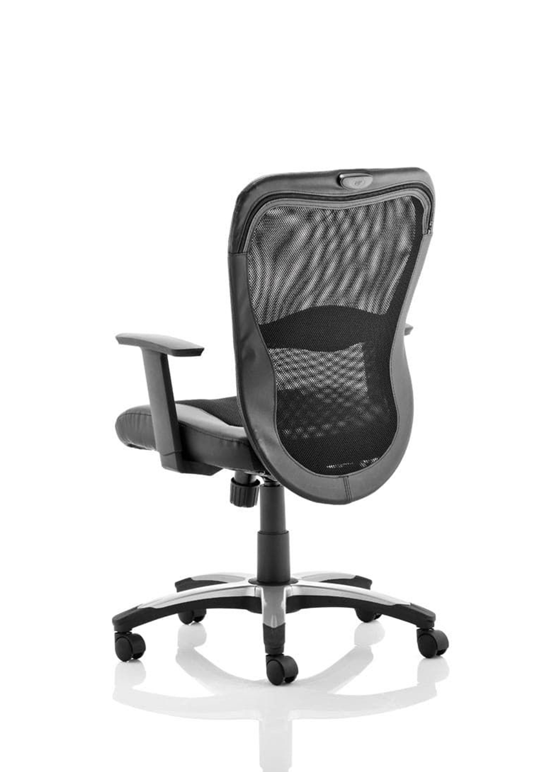 Victor II Exec Home Office Chair | Executive Chair | Home Office Furniture | Leather and Mesh Chair | Chrome detail | Swivel Chair | Swivel Chair with mesh