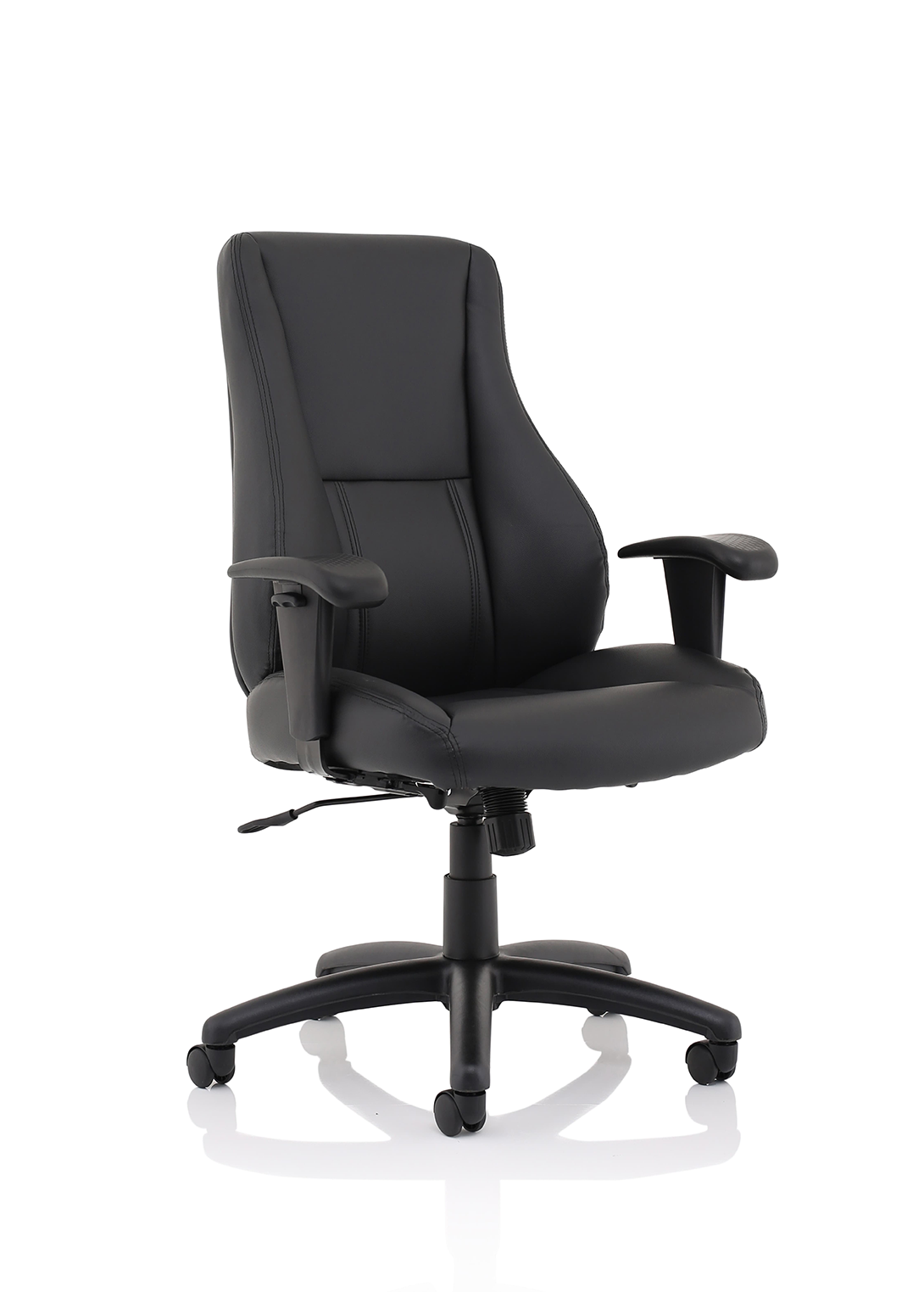Winsor Leather Exec Home Office Chair | Executive Chair | Home Office Furniture | Leather Chair| Chrome detail | Swivel Chair | Leather Swivel Chair