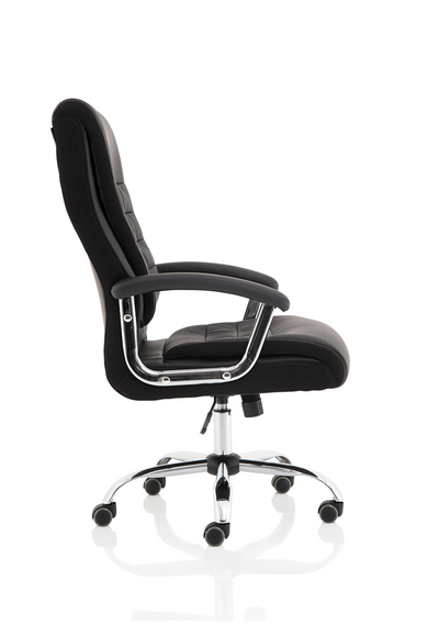Dallas Exec Home Office Chair | Executive Chair | Home Office Furniture | Swivel Chair | Soft Padded Chair | Black Home Office Chair