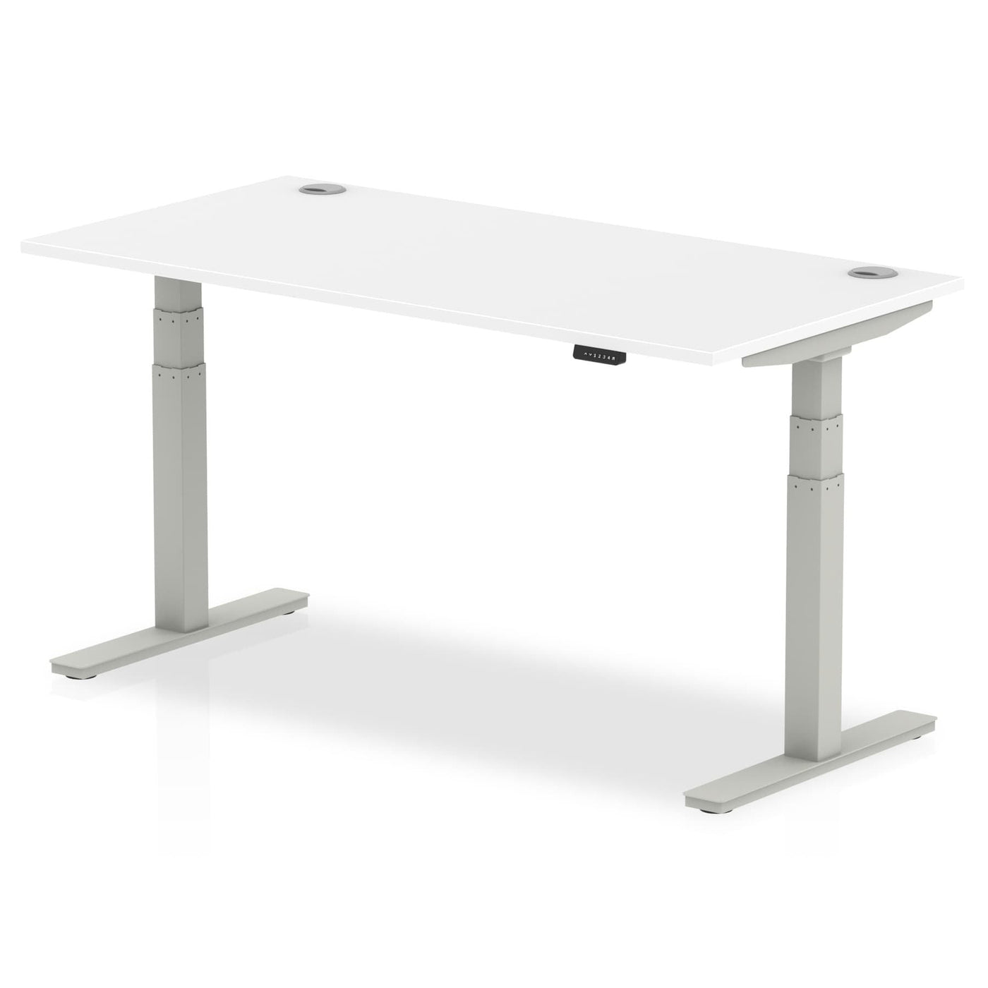Air Height Adjustable Desk with Cable Ports | Home Office Furniture | Homework Desk | Work From Home Desk 