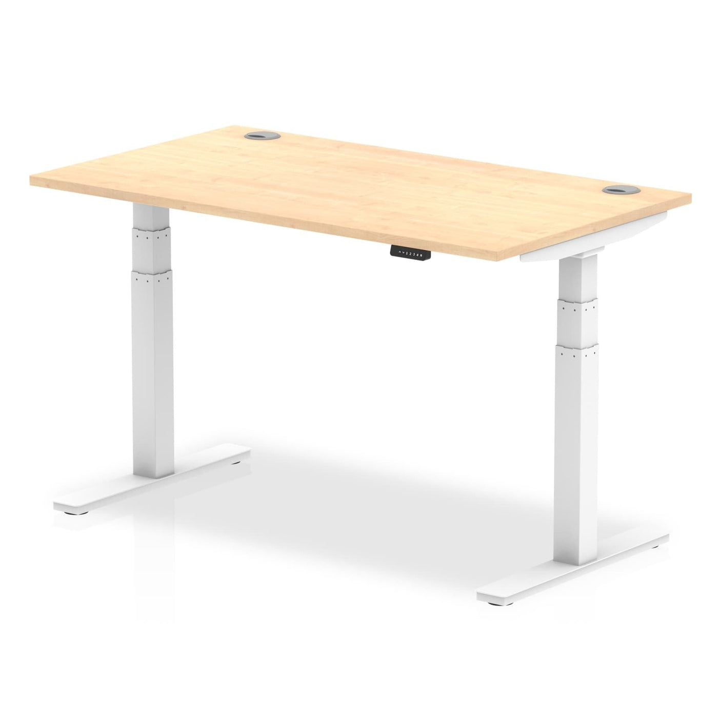 Air Height Adjustable Desk with Cable Ports | Home Office Furniture | Homework Desk | Work From Home Desk 
