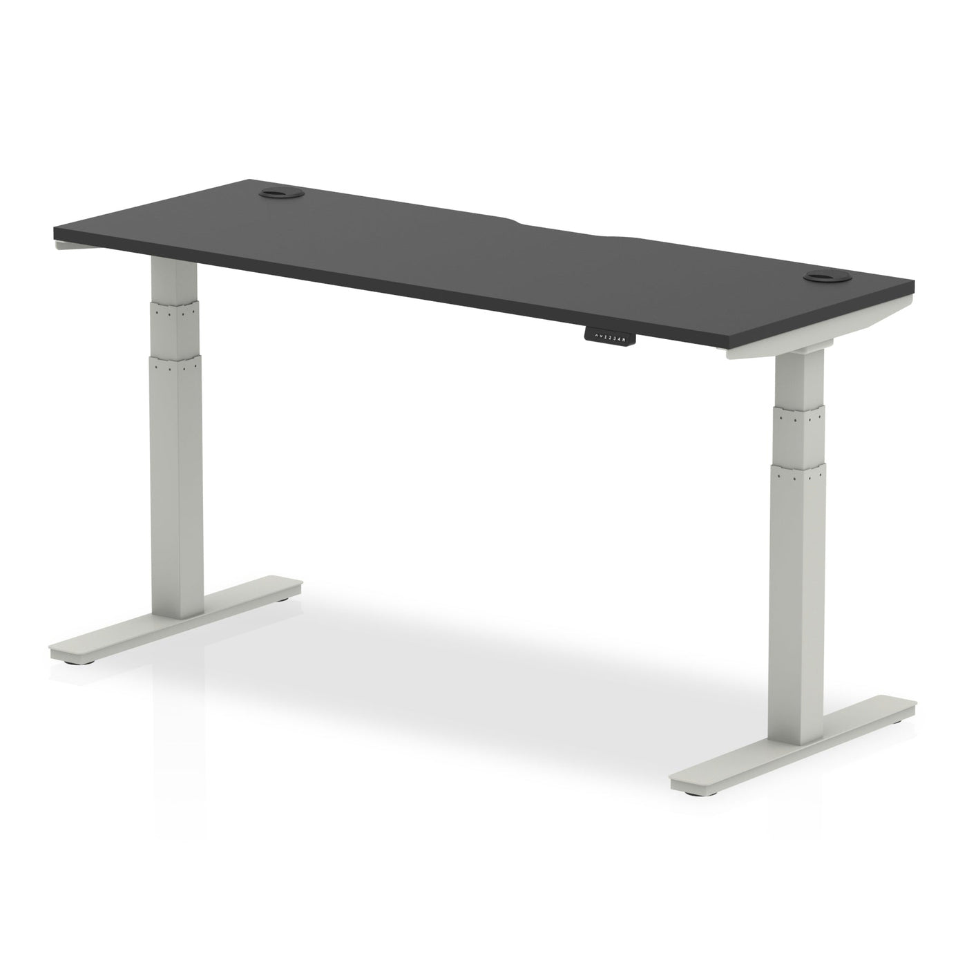 Air Black Slimline Height Adjustable Desk | Home Office Furniture | Homework Desk | Work From Home Desk 
