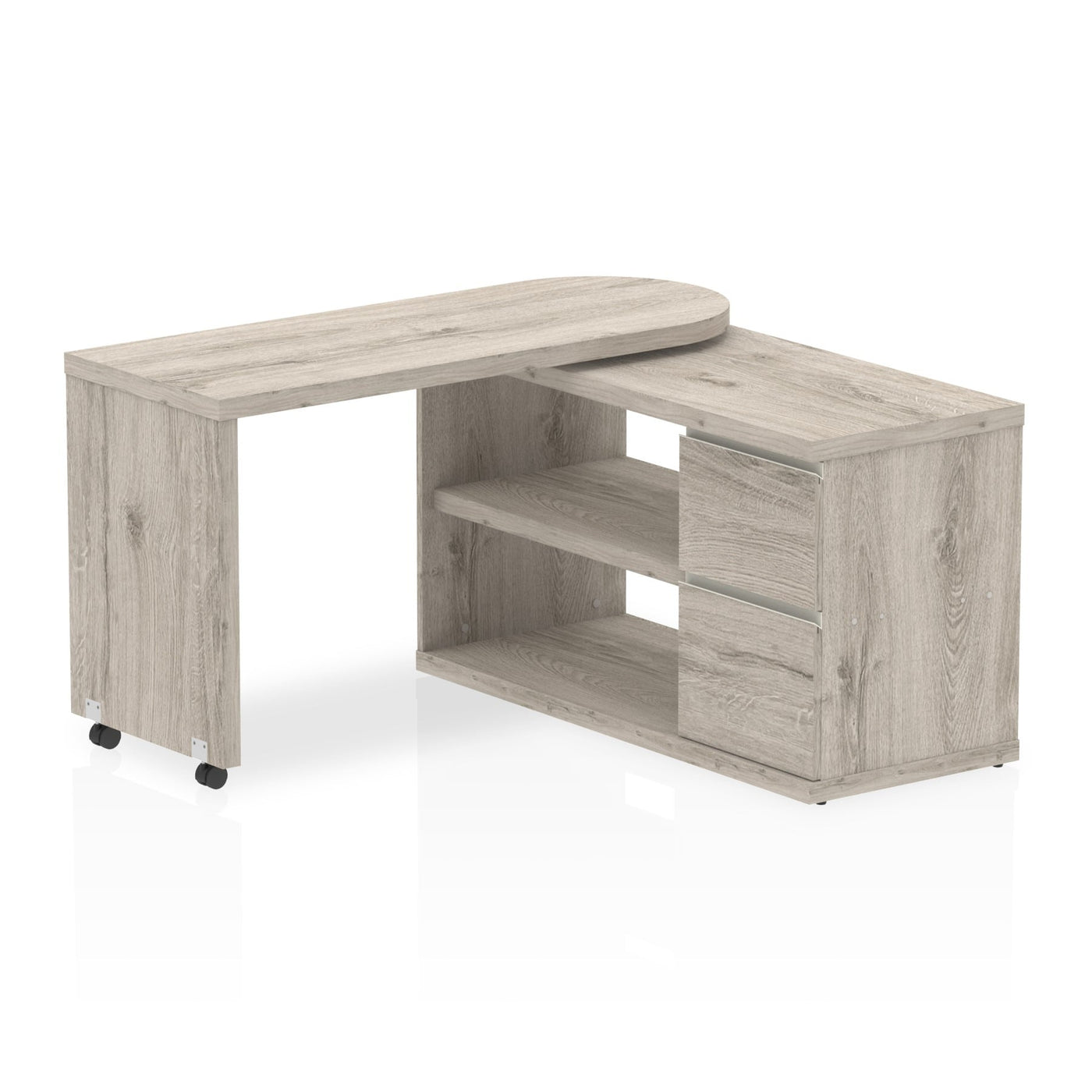 Fleur Smart | Home Office Furniture | Smart Storage Desk | Homework Desk | Work From Home Desk  | Wooden Desk | Desk Converts to Storage | Desk that does not look like a desk