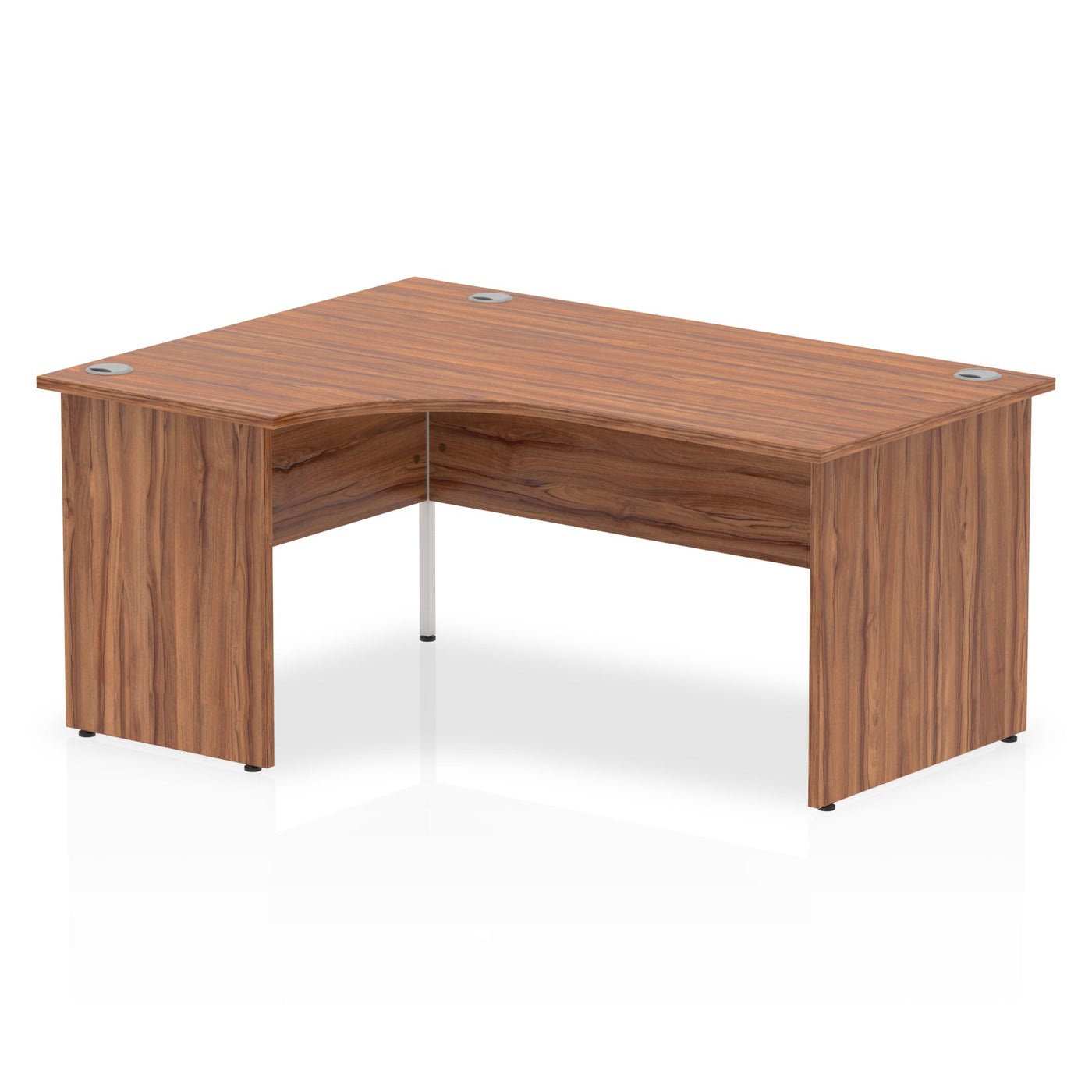 Impulse 1600mm Left Crescent Corner Desk | Panel End Desk | Home Office Furniture | Homework Desk | Work From Home Desk | Wooden Desk