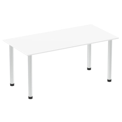 Impulse 1600mm Straight Desk with Post Leg | Home Office Furniture | Work Desk | Homework Desk | Work from home | Wooden Desk | Wooden Desk with post legs 