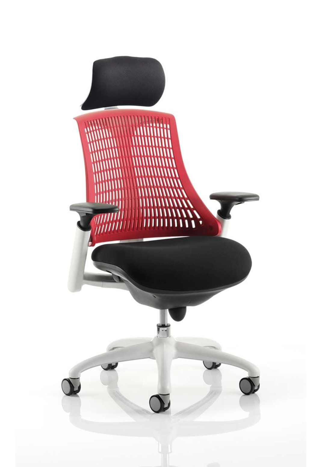 Flex with White Frame Home Office Chair | Home Office Furniture | Ergonomic Furniture | Office Chair | Swivel Chair | Home Office Furnishings | Ergonomic Office Chair