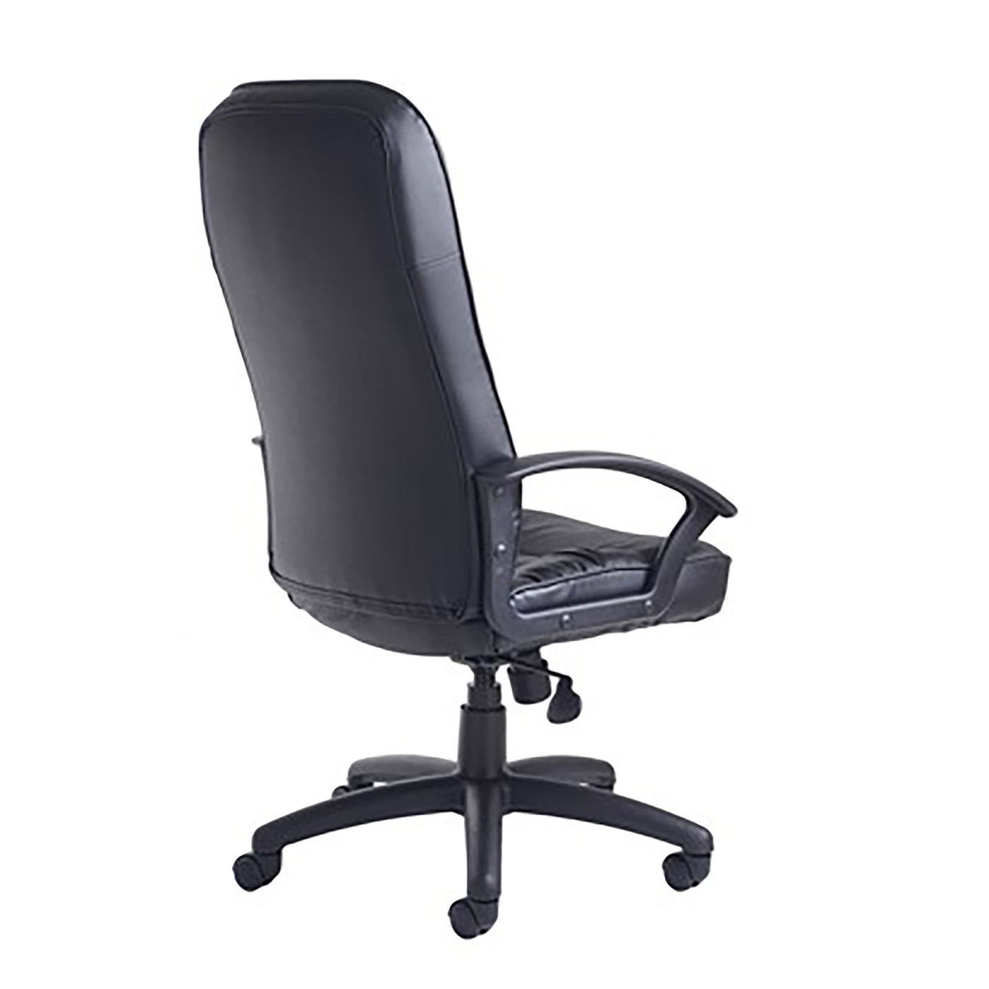 King Black Leather Faced Home Office Chair | Home Office Furniture | Ergonomic Office Chair | Home Office Furnishings