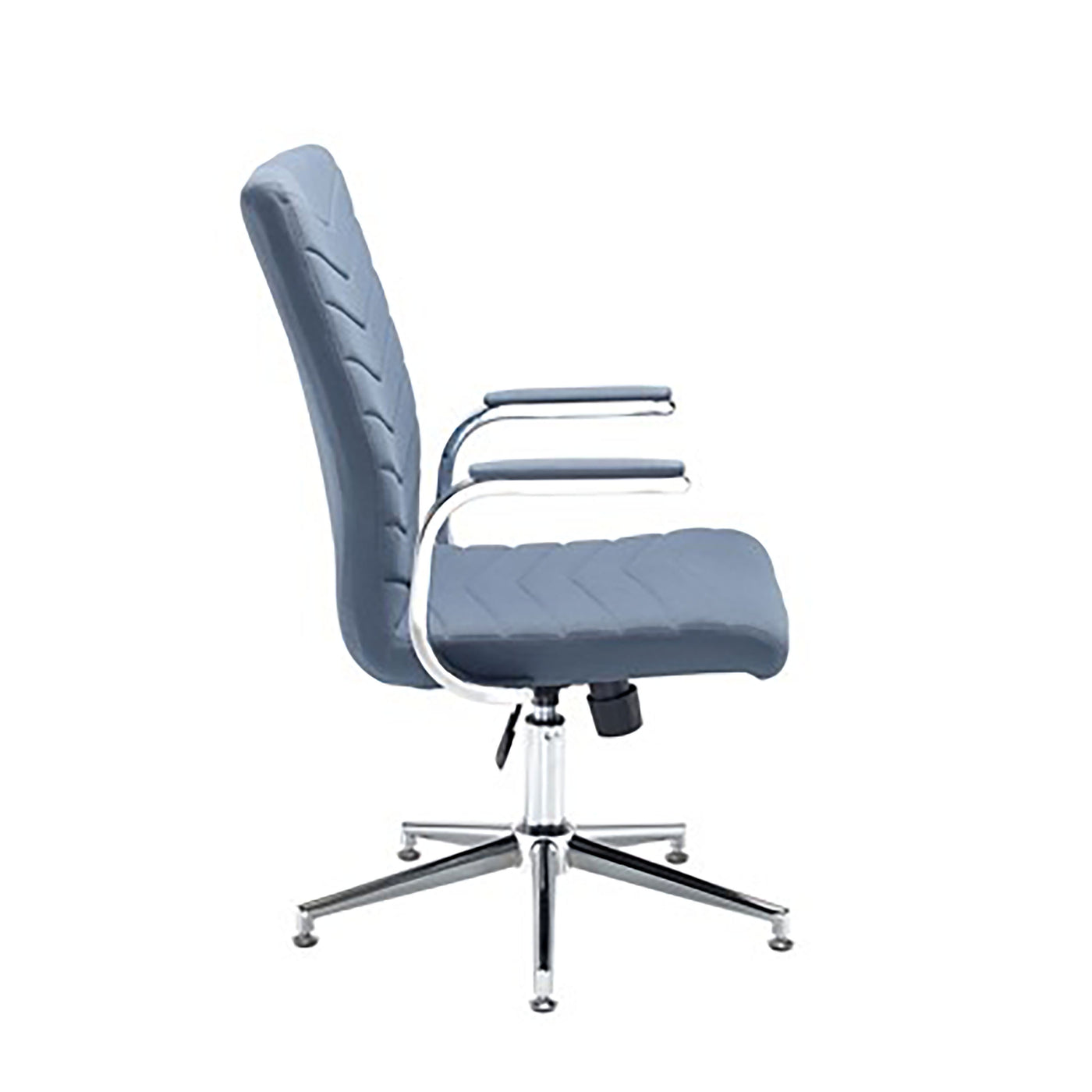Martinez Home Office Chair | Home Office Furniture | Office Seating | Grey Fabric Leather Chair