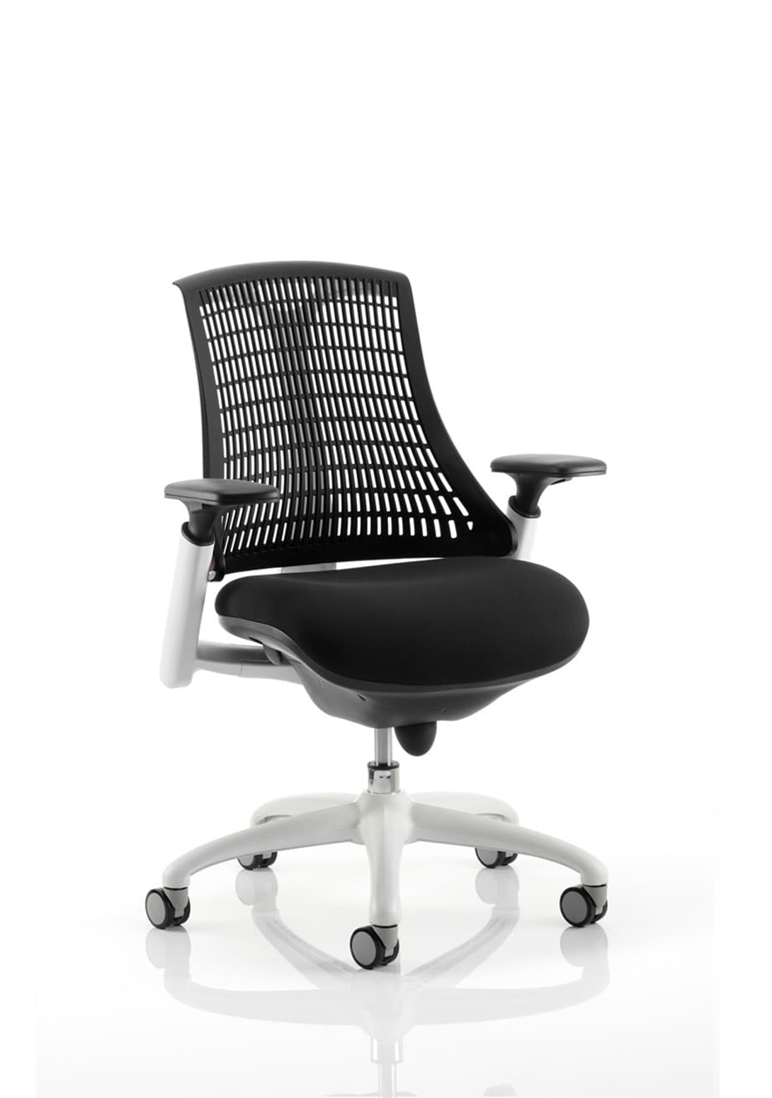 Flex with White Frame Home Office Chair | Home Office Furniture | Ergonomic Furniture | Office Chair | Swivel Chair | Home Office Furnishings | Ergonomic Office Chair