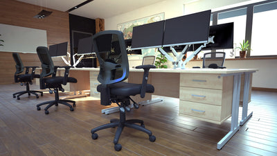 Portland III Home Office Chair | Operator Chair | Home Office Furniture | Ergonomic Chair | Swivel Chair | Mesh Chair