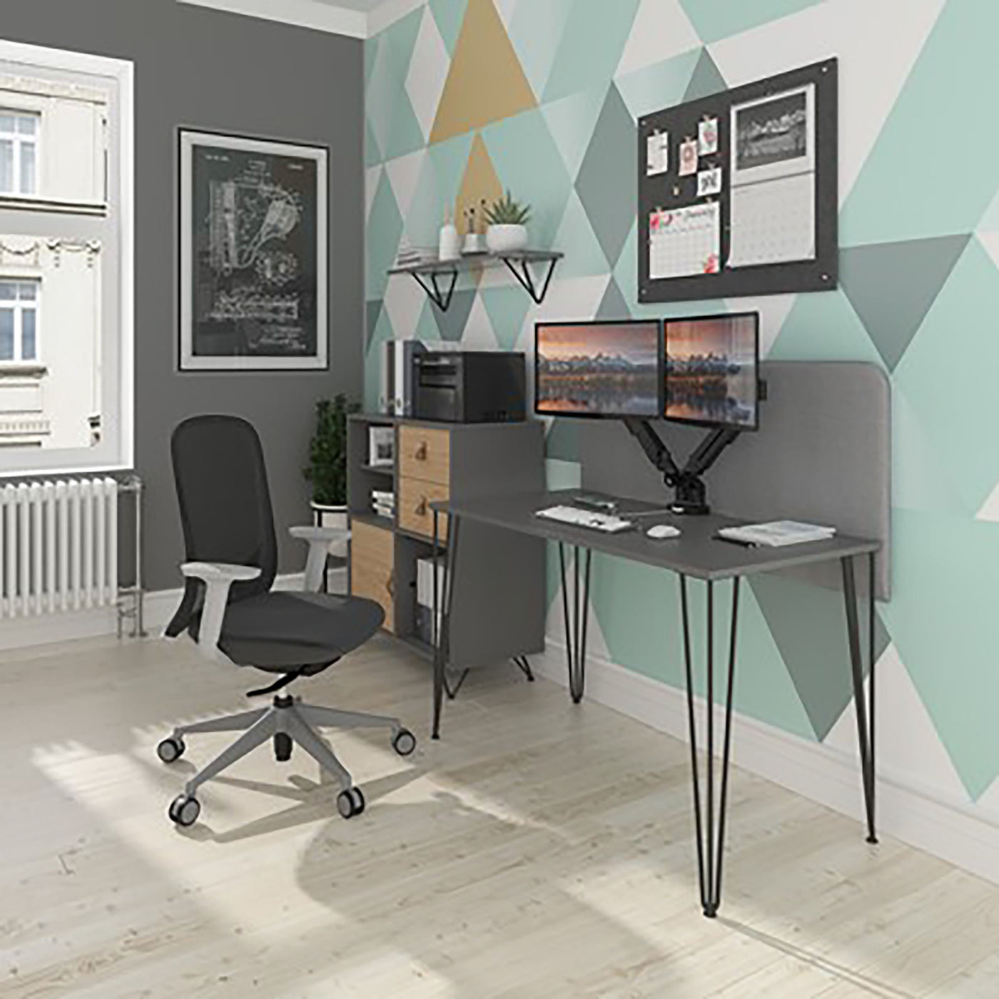 Tikal Straight Desk | Home Office | Desking | Home Office Furniture